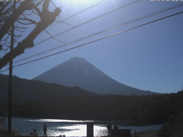 西湖からの富士山