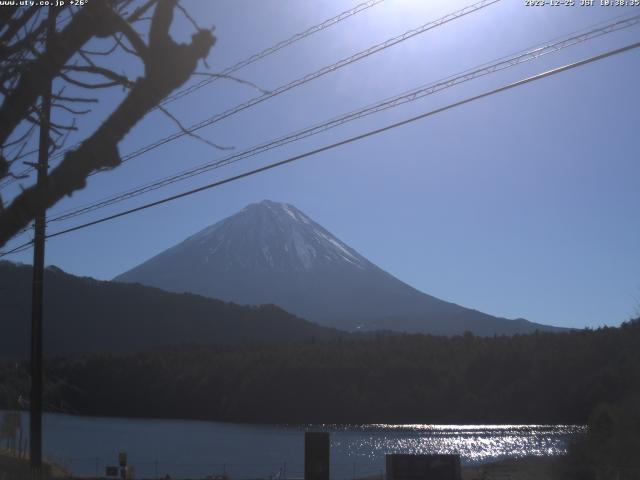 西湖からの富士山