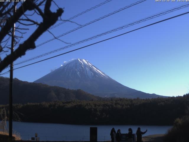 西湖からの富士山