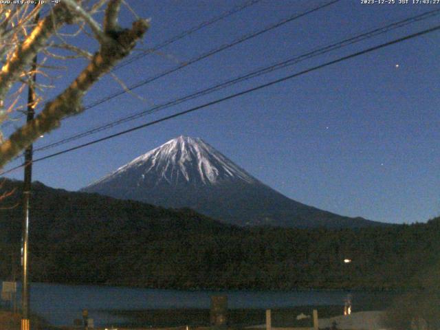 西湖からの富士山