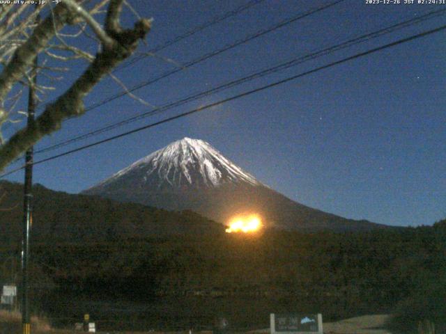 西湖からの富士山