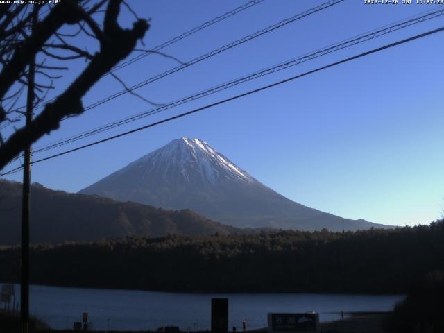 西湖からの富士山