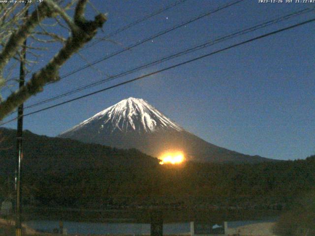 西湖からの富士山