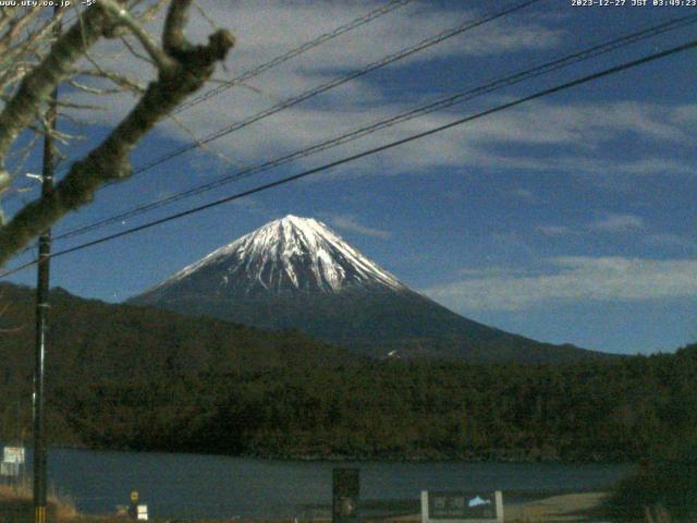 西湖からの富士山