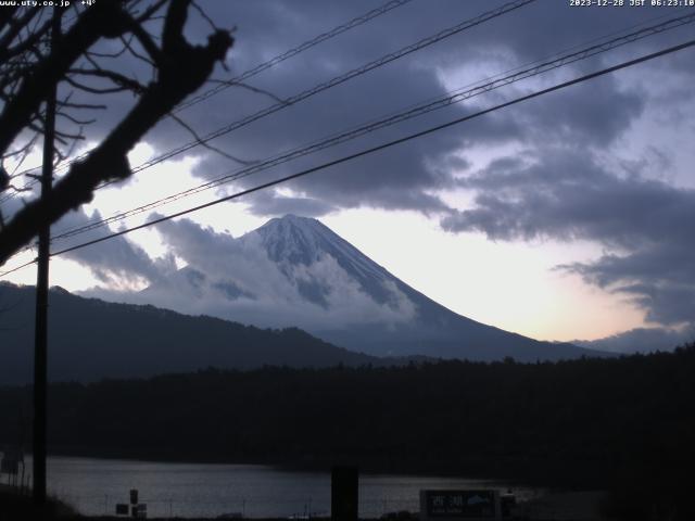 西湖からの富士山