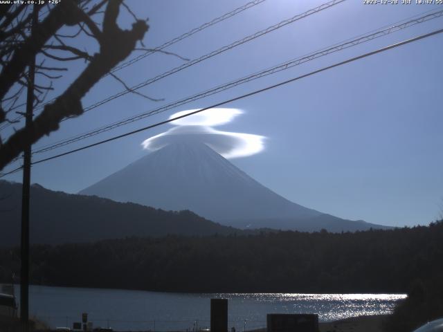 西湖からの富士山