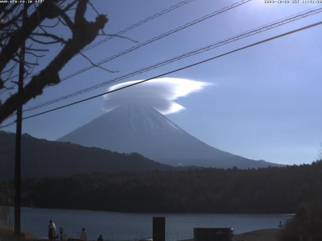 西湖からの富士山