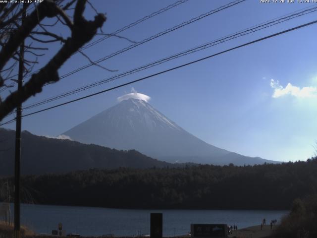 西湖からの富士山