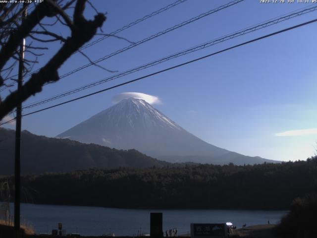 西湖からの富士山