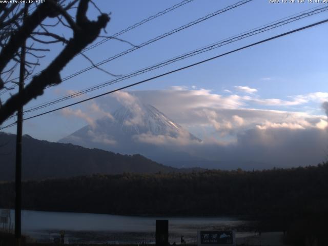 西湖からの富士山