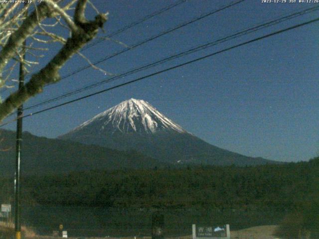 西湖からの富士山