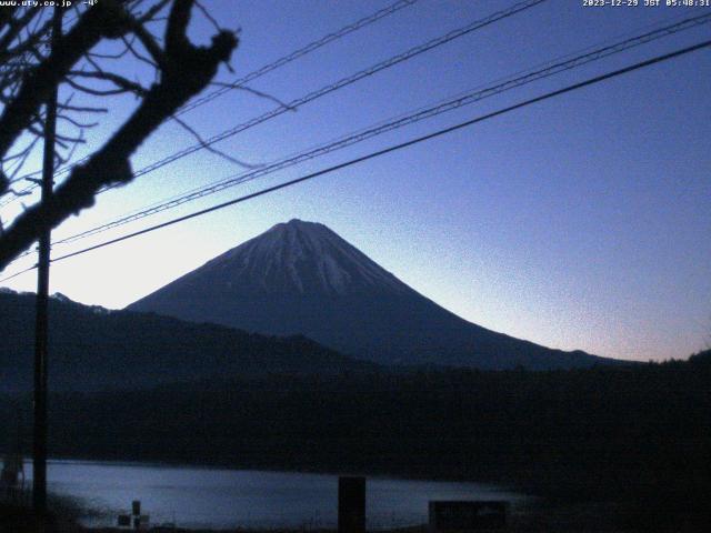 西湖からの富士山