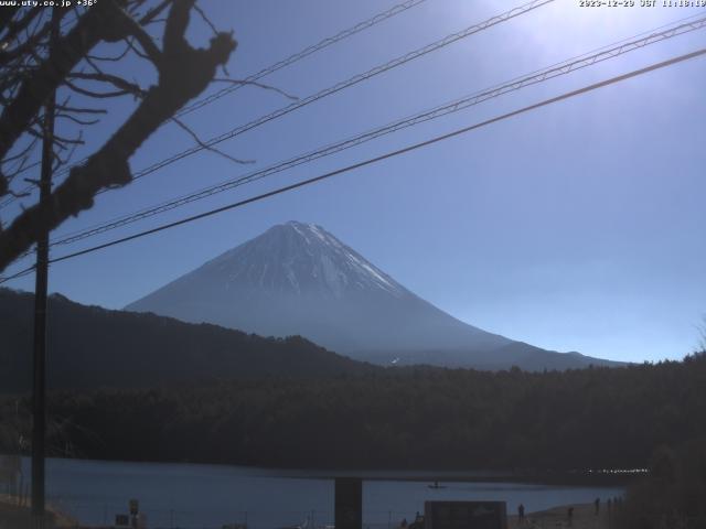 西湖からの富士山