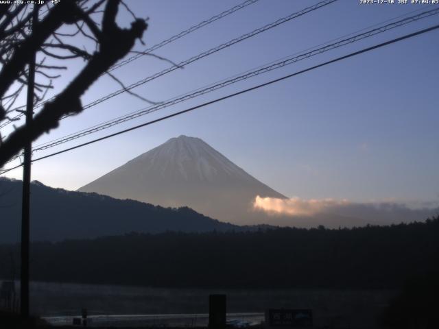 西湖からの富士山