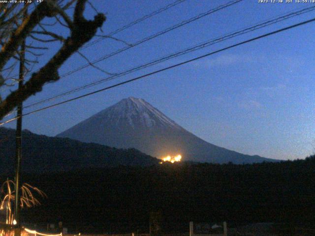 西湖からの富士山