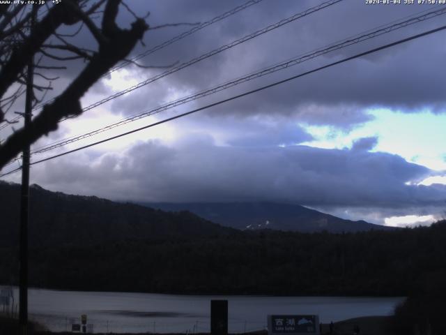 西湖からの富士山