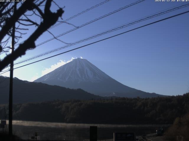 西湖からの富士山