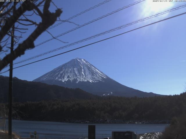 西湖からの富士山