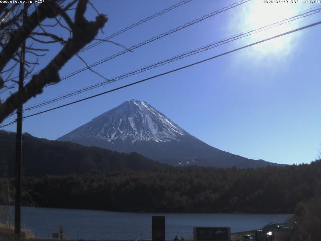 西湖からの富士山