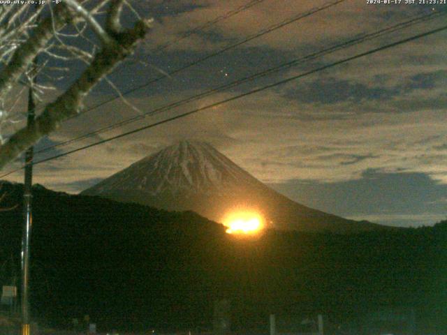 西湖からの富士山