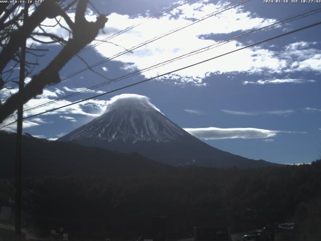 西湖からの富士山