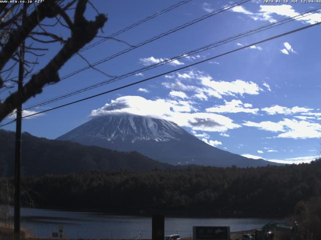 西湖からの富士山