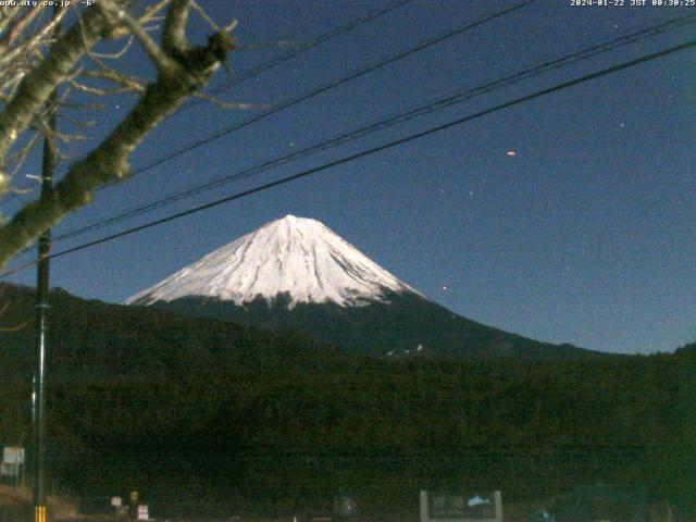 西湖からの富士山