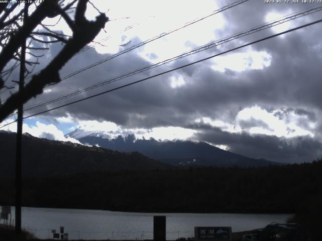 西湖からの富士山