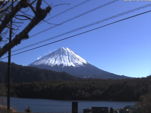 西湖からの富士山