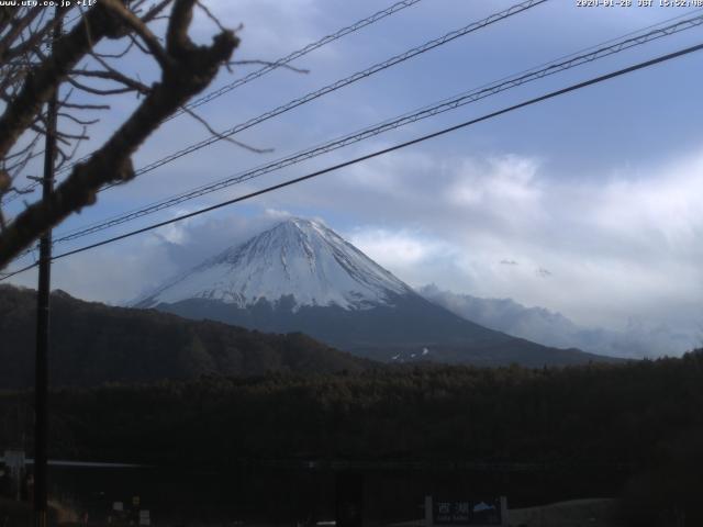 西湖からの富士山