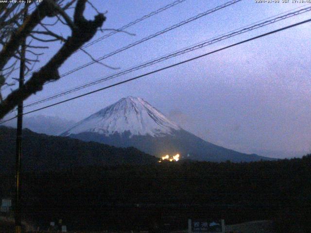 西湖からの富士山