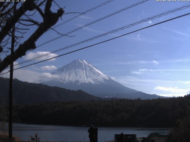 西湖からの富士山