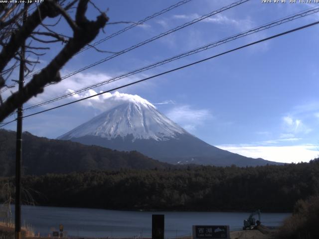 西湖からの富士山