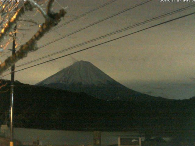 西湖からの富士山