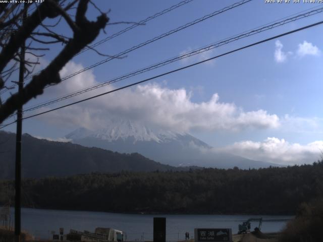 西湖からの富士山