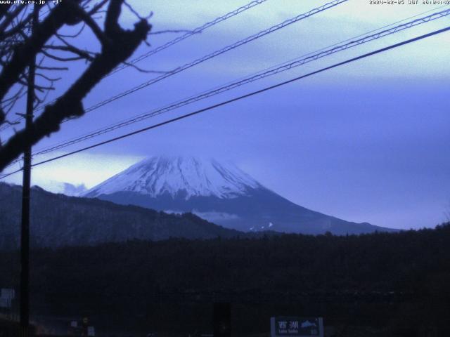 西湖からの富士山