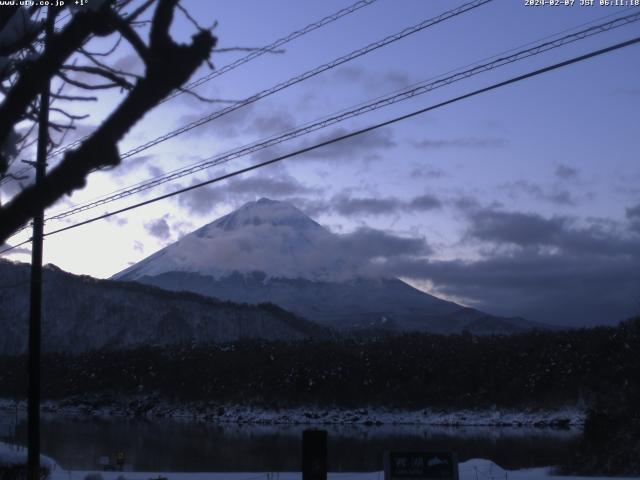 西湖からの富士山