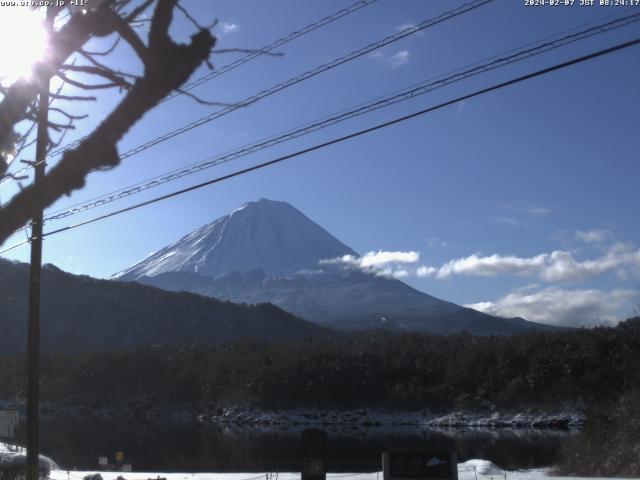 西湖からの富士山