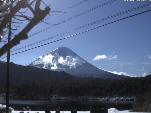 西湖からの富士山