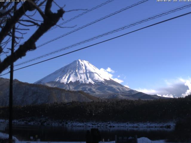 西湖からの富士山