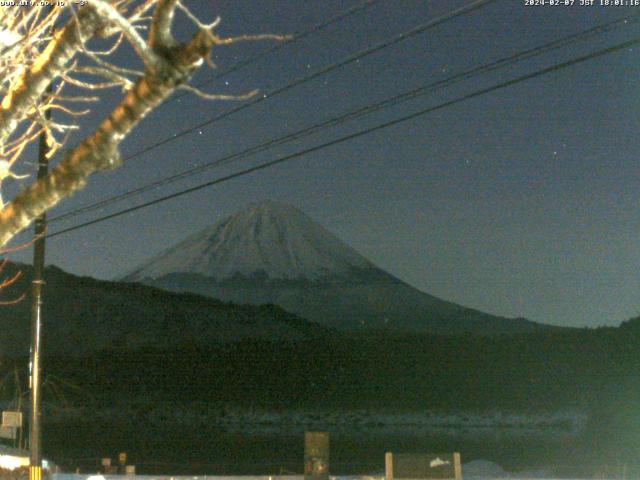 西湖からの富士山