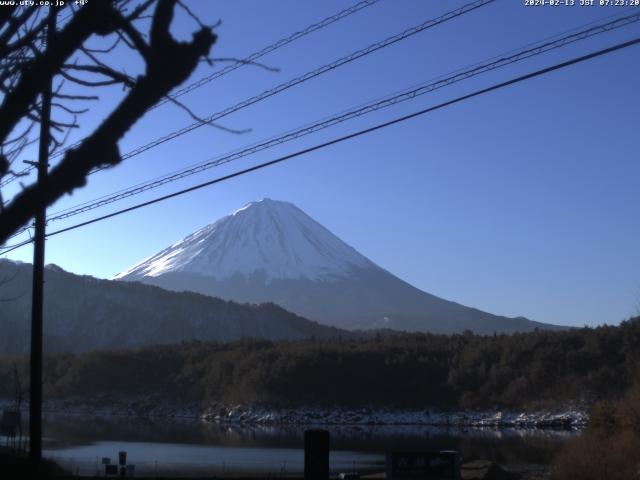 西湖からの富士山