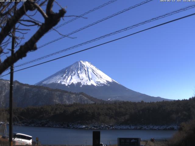 西湖からの富士山