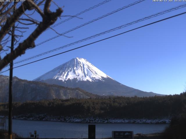 西湖からの富士山