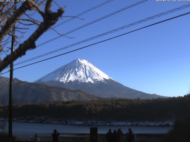 西湖からの富士山