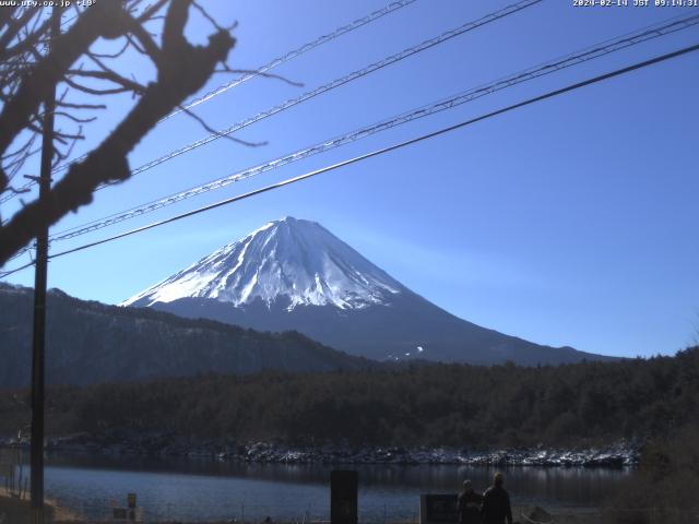 西湖からの富士山