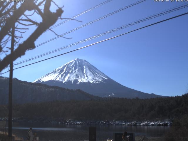 西湖からの富士山