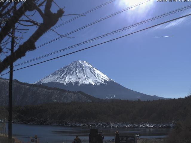 西湖からの富士山