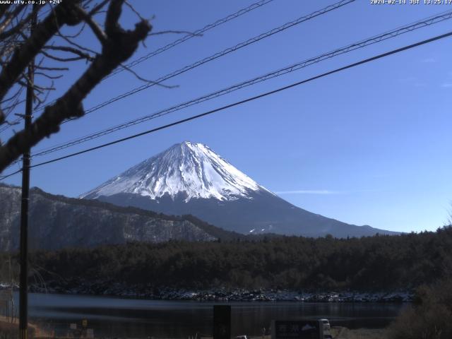 西湖からの富士山