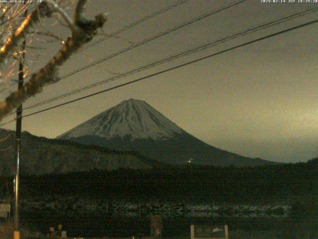 西湖からの富士山